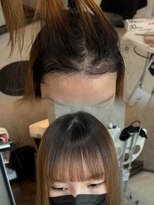 マーシュ 梅田(marshu)&nbsp;生えぐせ気になる方はクロスパーマがおすすめ♪