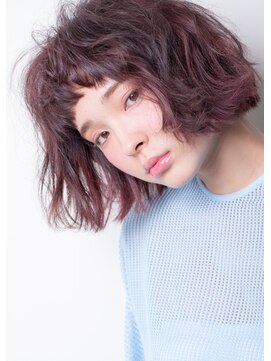 アズーア ヘアーアンドスパ(azure hair&spa) ベリーピンクでトレンドを☆