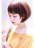 IRODORI　斜めバングのショートボブ　　［西尾一寛］