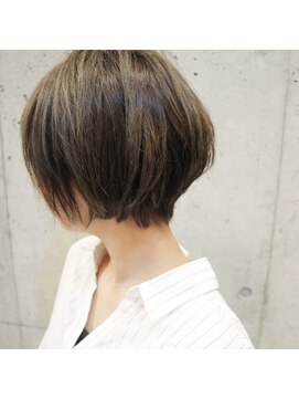 アンドヘアーサロン(&HAIR salon) 「&-hair」大人かわいい小顔グレージュ☆エアリー前下がりボブ