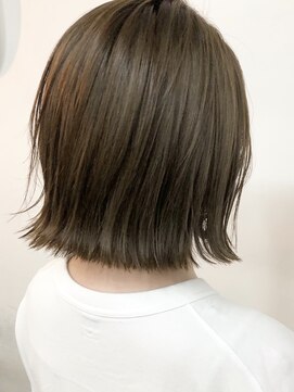 キューズ クラブ(cuz KLUB) 【cuzKLUB】切りっぱなしボブ×アッシュベージュ