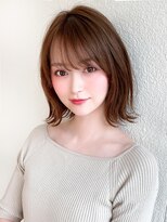 ラルユー 金山(LallYou)&nbsp;前髪/春カラー/くびれミディ/ラベンダーカラー/イヤリングカラー