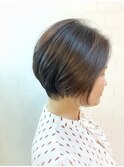 大人丸みショート♪