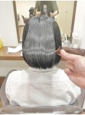 髪質改善縮毛矯正のボブ