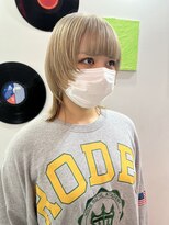 デート 下北沢(DATE)&nbsp;ダブルカラーミルクティーベージュカラーケアブリーチハイトーン