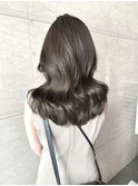 ブリーチなし　透明感カラー　ミントベージュ