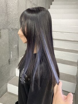 アクルヘアーバイテソロ(AKUR hair by tesoro) ネオンブルー