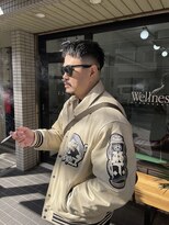 ウェルネス(Wellness)&nbsp;マッシュパーマウルフ波巻きハイライト30