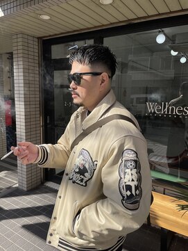 ウェルネス(Wellness) マッシュパーマウルフ波巻きハイライト30