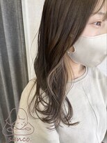 サンコ(sanco.)&nbsp;#インナーカラー#透明感カラー#ミルクティー