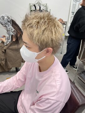 シードバイシャムロック(SEED by Shamrock) 【ブロンドスパイキーショート】