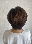 ショート。ハイライトスタイル