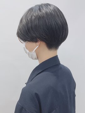 モリオフロムロンドン 松戸店(Morio from London) 【松戸 岩口】黒髪長め刈り上げハンサムショート