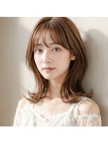 レリーアンテ 大阪梅田(Rely ante) ホワイトグレージュ/デジタルパーマ/チェリーブラウン/西梅田