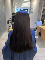 ジーナ 船橋(Zina)&nbsp;髪質改善＊ロングレイヤーグレーベージュ＊美髪【Zina船橋】