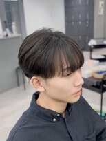 オーバルバイアピッシュ(OVARL by apish)&nbsp;メンズマッシュサラストシースルーバングシースルーマッシュ