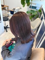 アンソル オブ リシェール(N'SOL of RICHAIR)&nbsp;黒髪/ボブルフ/ネビージュ/小顔/ワンレン/南越谷/髪質改善/前髪