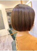 【顎ライン】【丸みボブ】【ミニボブ】大人かわいいミニボブ