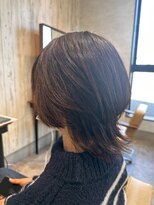 エヌアンドエー 杉戸高野台店(N&A)&nbsp;クールさと柔らかさを兼ね備えた洗練ウルフ　艶感/透明感カラー