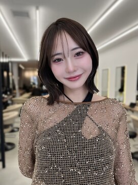 サンド 大阪梅田(sand) @haru__sand ボブ/レイヤーボブ/韓国風/小顔/ワンレン/大阪梅田