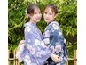 【浴衣人気No.1】浴衣レンタル＋着付け＋無料ヘアセット＋小物