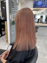 ラピス 渋谷本店(Lapis)&nbsp;ピンクベージュカラー/ピンクミルクティー/髪質改善/艶髪/韓国風