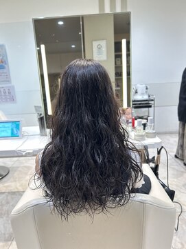 ケンジ 平塚 アネッタ(KENJE annetta) パーマがかかりにくい髪のパーマスタイル