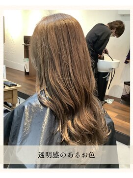 チャンドット(chan.) ≪お客様スタイル≫ 透明感のあるお色に