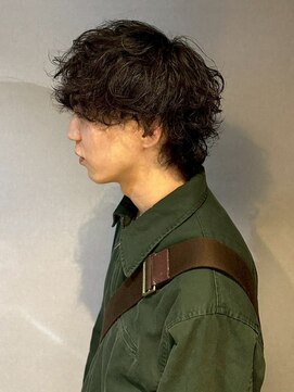 ノッポサン(Noppo3) メンズパーマ ツイストスパイラルパーマ ウルフ マッシュ 20代