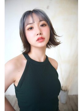 アール 北千住店(ar) 星野指名限定/外ハネボブ/グレーカラー/ 北千住