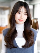 レノラ 本町(LENORA) ☆大人ガーリーダークアッシュミディアムレイヤーカット韓国ヘア