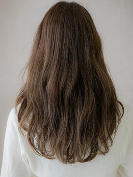 カバーヘア ブリス 上尾西口店(COVER HAIR bliss) ダークグレーアッシュ韓国巻きフェミニンロングX上尾20代30代