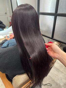 アルート 町田店(aroot) 暗めボルドーカラー