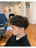 スパイラルパーマ
