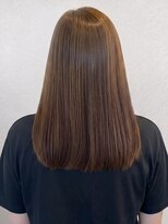 カミソメヤイロドリ(髪染やIRO-D-ORI)&nbsp;髪質改善トリートメント ベージュカラー 20代 艶髪 透明感
