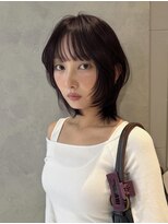 ローエ バイ デコ(Rohe by DECO)&nbsp;秋のカシスラベンダーブラウンとレイヤーボブ【英心】