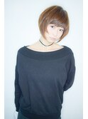【morio池袋】顔まわりを包む小顔ショートボブ
