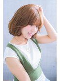 ツヤ感と透明感、サイドから見ても可愛くみえるボブ♪
