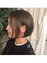 ジジ ヘアワークス(gigi hair works) ミルクティーボブ