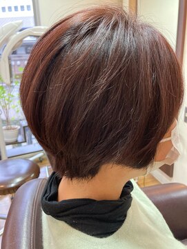 ヘアーガーデン ハニワ(Hair Garden 葉庭) SAKUお客様スタイル『ショートボブ』