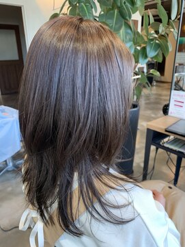 ディードア ヘア ヴィジョン(Ddoor hair vision) 高校卒業初カラー！ラベンダーグレージュ