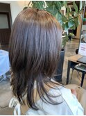 高校卒業初カラー!ラベンダーグレージュ