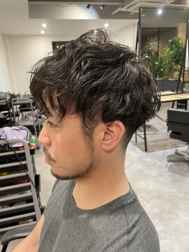 ナンバー(number+) 20代30代メンズツイストパーマ束感トラッドオシャレ感ショート