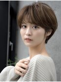 前髪あり耳掛けショートボブ20代30代40代【AIN.表参道】川原大地