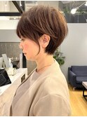 ひし形ショート/大人可愛い/20代30代40代/エアリー@小原拓馬