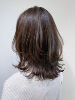 アイティーバイアルバム 松戸店(IT by ALBUM)&nbsp;グレージュミディ_ショコラベージュボブルフ_ba321381