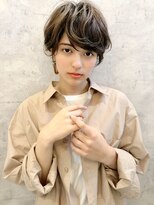 @leton_hairショコラベージュ/ボブルフ[銀座/ショートボブ]