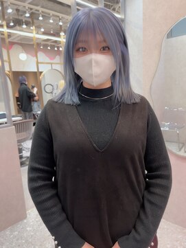 ロンド レア 天神大名店(Lond Le’a) ダブルカラー/インナーカラー/イヤリングカラー/前髪カット/大名