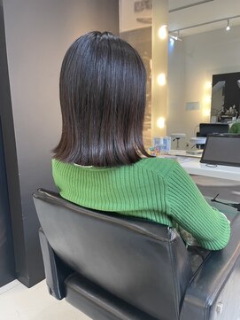 ソーホーニューヨーク 函館店(SOHOnewyork) 切りっぱなしロブ/カットが上手い/函館/五稜郭/美容室/髪質改善