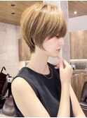 丸み美人ショート